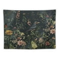 thumbnail image 5 of Creowell  Jungle Garden Flowers Birds Tapestry, Dark Natural Plant Floral Tapestry Tropical Botanical Aesthetic Wall Hanging for Bedroom Living Room College Dorm Home Office Poster  40x30inch, 5 of 6