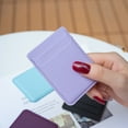 thumbnail image 5 of Feishell Unisex Self Adhesive Credit Card Holder, Leather, Purple, 2 Pack, 5 of 6