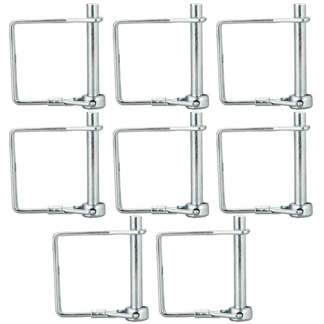 ziyahi 8pieces Zinc-Coated Trailer Hitch Pin Lock For Securely Attaching Trailers 8 PCS Trailer Coupler 6.3*70