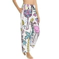 thumbnail image 2 of Fotbe Summer with Flamingo Women's Pajama Pants,Sleepwear Pants,Pj Bottoms Drawstring And Pockets-Small, 2 of 9