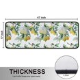 thumbnail image 5 of Kitchen Rugs Sets Of 2,Yellow Lemon Fruit Leaves White Pattern Anti Fatigue Kitchen Mat Rugs Non Slip Washable,Decorative Kitchen Floor Mats for Kitchen,Sink,Laundry,17"x47"+17"x47", 5 of 5