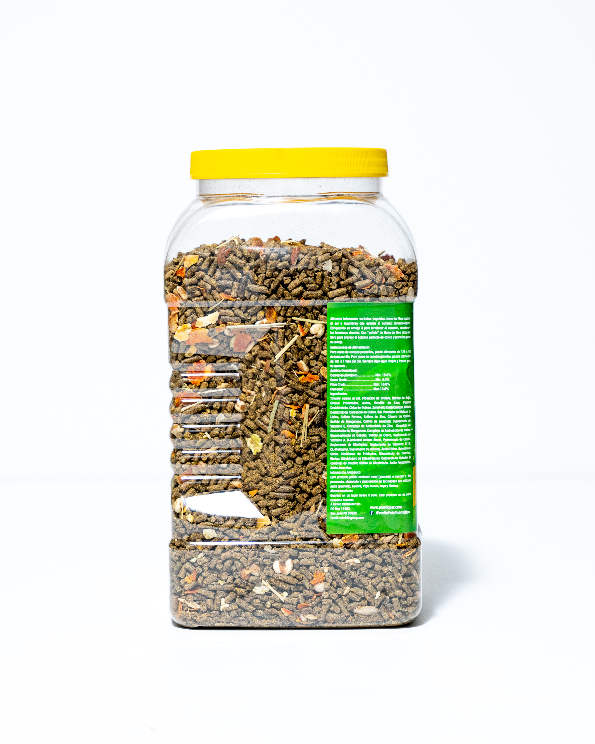 Provita Premium Rabbit Feed, Pellet For Small Animal Blend,  4 lb. Jar