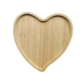 thumbnail image 1 of Tauxra Solid Wood Heart Shaped Tray For Romantic Date Coffee Table Bedroom Decor And Snack Nut Dessert Serving, 1 of 2