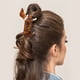 thumbnail image 4 of Pinza para el pelo de acetato con forma de salchicha de perro, 4 of 9
