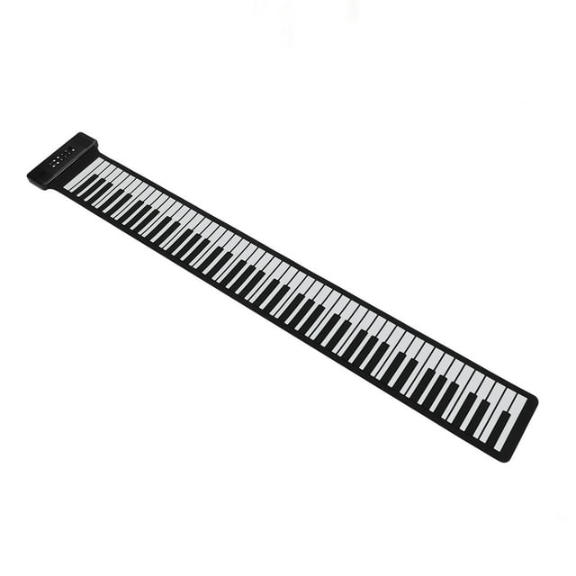 Piano Enrollable Plegable, Reproducción Manual, Teclado De Piano, Función De Acorde Electrónico, Portátil De Silicona Para Niños
