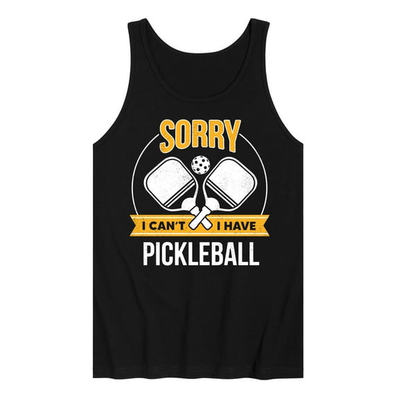 Instant Message - Sorry Can't Pickleball - Men's Jersey Tank Top