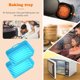 thumbnail image 5 of 2 almohadillas de silicona para freidora de aire, bandeja reutilizable para freidora de aire para pícnic al aire libre (azul) Ehuebsd Libre de BPA, 5 of 8