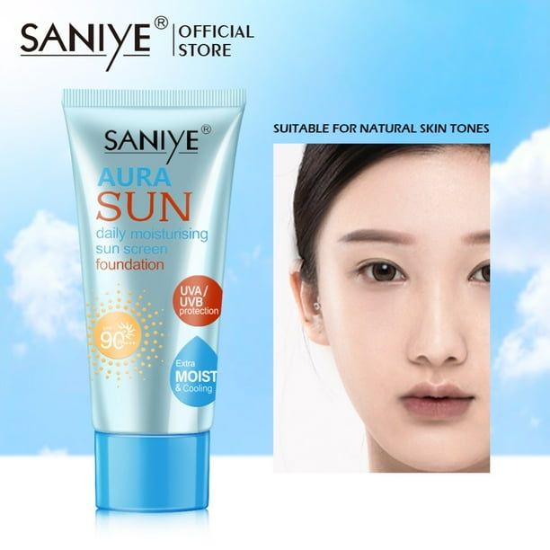 Saniye SPF50 + Protector Solar Facial Y Corporal Crema De Protección UV De Larga Duración Loción Blanqueadora Impermeable Bloqueador Gao Jinjia unisex