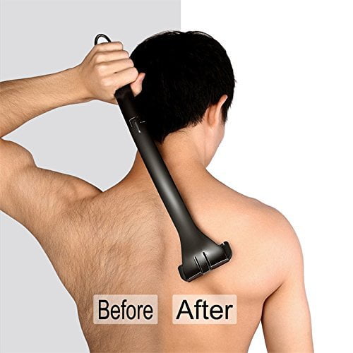 nipocaio Rasoir pour le Dos pour Hommes - Manche d'Extension de Rasoir. Bâton Ergonomique Manscape Yeti. Rasoirs pour les Jambes et le Dos pour Hommes et Femmes. Baguette d'Épilateur pour le Dos des Hommes. Tondeuse Corporelle Bricolage à Extension