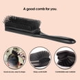 thumbnail image 3 of 1pc Hair Comb Cushion Brush Anti-static Hairbrush 9 Rows Plastic Dentangling Hairdressing Scalp Massage, 3 of 7
