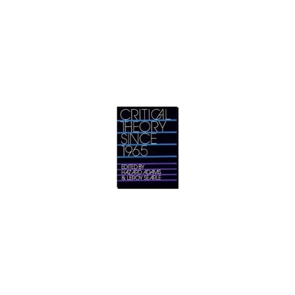 Pre-Owned Critical Theory Since 1965, 9780813008448, 0813008441, Paperback, First Edition edition
