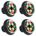 thumbnail image 2 of 4 Pcs Geometry Knobs for Kitchen Cabinet Cupboard Dresser Bookcase Drawer Pulls Handles Round Home Decor, 2 of 8