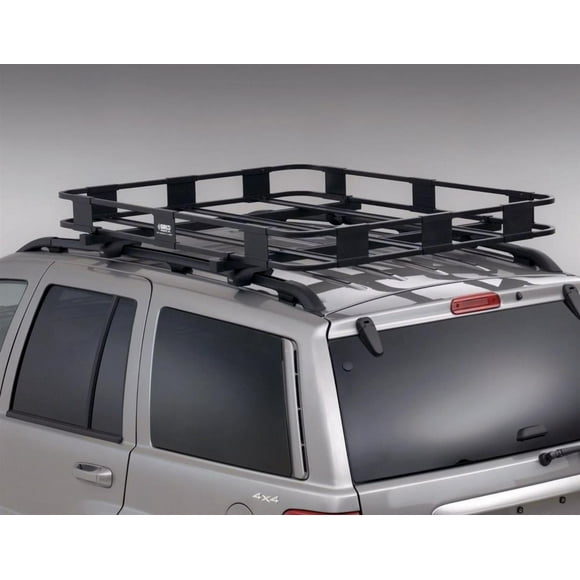 Surco Roof Basket S5050 Safari; Powder Coated; Black; Aluminum; Includes Crossbars; Crossbars