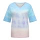 thumbnail image 4 of Blusas de Manga Corta Casuales para las Mujeres con Cuello en V, Top de Poliéster de Moda de Verano para el Uso Diario, 4 of 7