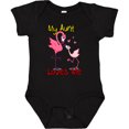 thumbnail image 3 of Inktastic My Aunt Loves Me Flamingo Boys or Girls Baby Bodysuit, 3 of 5