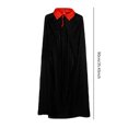 thumbnail image 3 of Túnica De Vampiro Disfraz Premium de Vampiro Parca Halloween, 3 of 5