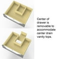 thumbnail image 5 of Alpine 72" Gray Wood Floating Vanity Base/Brushed Nickel Handles, 5 of 6