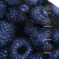 thumbnail image 3 of Fotbe Blue-Purple Raspberries Gorro Clásico de Béisbol, Gorra Ajustable con Broche Snapback, Gorro de Exterior de Algodón Suave, 3 of 6