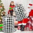 thumbnail image 5 of Christmas Gift Bags Large Santa Sacks Christmas Decoration Christmas Bags Reusable Drawstring Jumbo Gift Bags for Party Supplies 36" x 56" 3Pcs Desgin1, 5 of 8