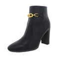 thumbnail image 1 of Lauren Ralph Lauren Womens Meredith Leather Almond Toe Ankle Boots, 1 of 3