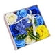 thumbnail image 2 of Jabón de rosas artificiales con aroma floral en caja de regalo. Azul, 2 of 8