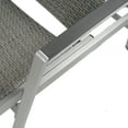 thumbnail image 5 of Levi Outdoor Wicker and Aluminum Chaise Lounge, Gray, 5 of 8