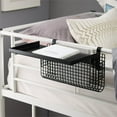 thumbnail image 2 of Universal Metal Bunk Bed Hanging Storage Shelf in Black/Mesh, 2 of 4
