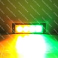 thumbnail image 3 of LAMPHUS SolarBlast SBLH04 LED Strobe Grille Flashing Lights [22 Modes] [4 Watt] [TIR] [Weatherproof] Warning Lights for Police & Firefighter Emergency Vehicles - Amber / Green, 3 of 9