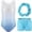 LightBlue, variant on Baywell Girls Gymnastics Leotards With Matching Shorts Sparkly Ballet Dance Activewear Kids Athletic Apperal Dance Outfit 5-12 Years