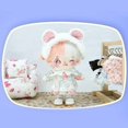 thumbnail image 1 of Doll Naked Cotton Comfortable Soft Adorable Rose Lace Dressing Colorful Hair BandWave Point Doll's Accessories Girls As Shown Naked Doll, 1 of 1