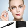 thumbnail image 2 of Dengmore 50PCS Disposable Mini Eyelash EyeLash Makeup Brush Mascara Wands Applicator, 2 of 9