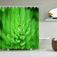 thumbnail image 1 of Nature Shower Curtain Non-perforated Curtain Green Leaf Fog Forest Lake Maple Leaf Shower Curtain With Hook 1.2M * 1.8M, 1 of 6
