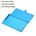 thumbnail image 4 of Professional Business Card Holder Aluminum Slim Pocket Credit Card Case, Blue 4 Pack, 4 of 5