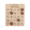 thumbnail image 3 of Juego de bingo de madera Juguete educativo Juego de madera nocturno Tarjetas de bingo Juego familiar Deportes Béisbol, 3 of 9