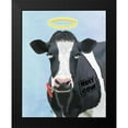 thumbnail image 2 of Fab Funky 12x14 Black Modern Framed Museum Art Print Titled - Holy Cow, 2 of 5