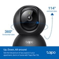 thumbnail image 4 of Tapo by TP-Link Cámara de seguridad panorámica/inclinable para monitor de bebé, cámara para mascotas con detección de movimiento, 1080P, audio bidireccional, visión nocturna, almacenamiento en la nube, 4 of 5