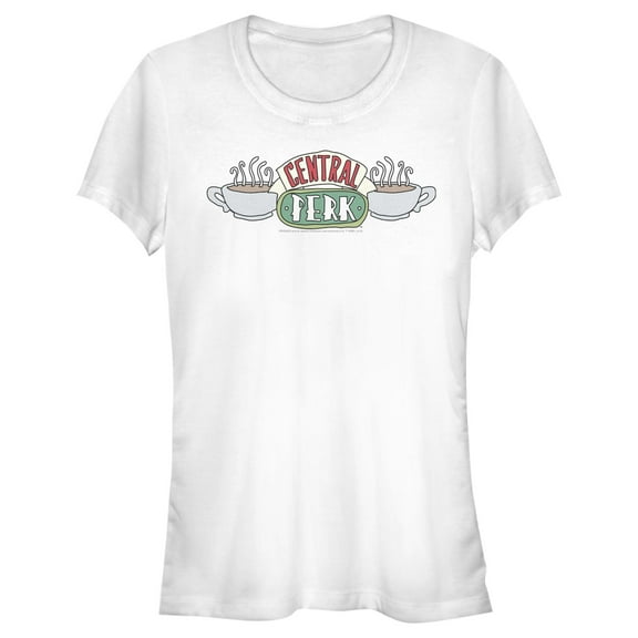 Junior's Friends Classic Central Perk Logo  Graphic T-Shirt