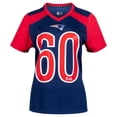 thumbnail image 1 of Playera tipo fan t-shirt deportivo, de la marca de NFL, para mujer, de tu equipo New England Patriots, 1 of 4