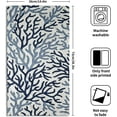 thumbnail image 2 of Blue Coral Hand Towels for Bathroom Set of 2, Nautical Blue Hand Towels12x28 Inch Coastal Coral Soft Absorbent Kitchen Dish Towels Decorative Microfiber Fingertip Towels for Bathroom Kitchen Gym, 2 of 15