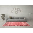 thumbnail image 3 of Ahgly Company Indoor Square Oriental Red Modern Area Rugs, 8' Square, 3 of 4