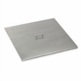 thumbnail image 2 of American Fireglass CV-SQP-30 Stainless Steel Cover For 30 Inch Length x 30 Inch Width Drop-In Fire Pit Pan, 2 of 4