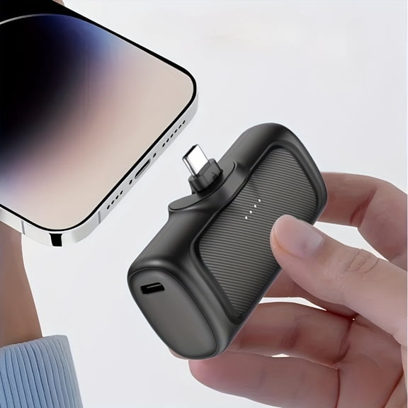 New 22.5W Fast Charging, 5000mAh Mini Portable Charger, USB-C Power Bank, Full Compatibility, USB Type-C, Dual-mode Power Supply, Rechargeable Lithium Polymer Battery