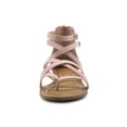 thumbnail image 3 of Ollio Women's Shoes Gladiator Strap Flat Zori Sandal M1052, 3 of 6