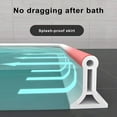 thumbnail image 2 of Mosey Silicone Water Retaining Strip Self-Adhesive Bendable Cut Freely Shower Threshold Water Dam Water Stopper Sealing Strip, 2 of 8