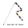 thumbnail image 1 of Funny Cat Stick Feather Pets Teaser Wands Gatito Interacción Juguetes Camuflaje Sywqhk Libre de BPA, 1 of 2