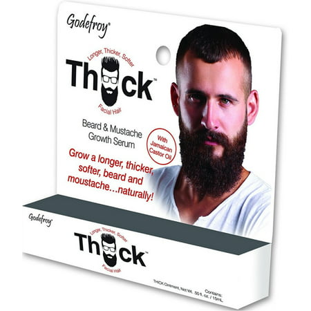 Godefroy Thick Beard & Mustache Growth Serum 0.50 (Best Product For Beard Dandruff)
