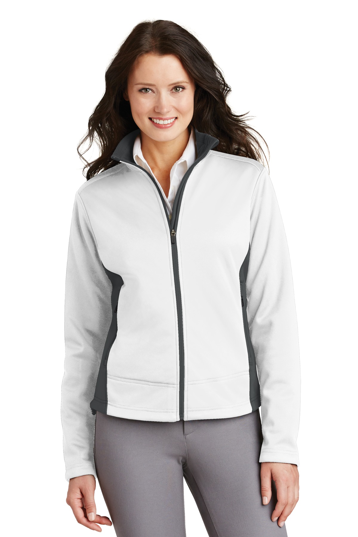 Port Authority L794 Ladies Two-Tone Soft Shell Jacket - image 2 of 2