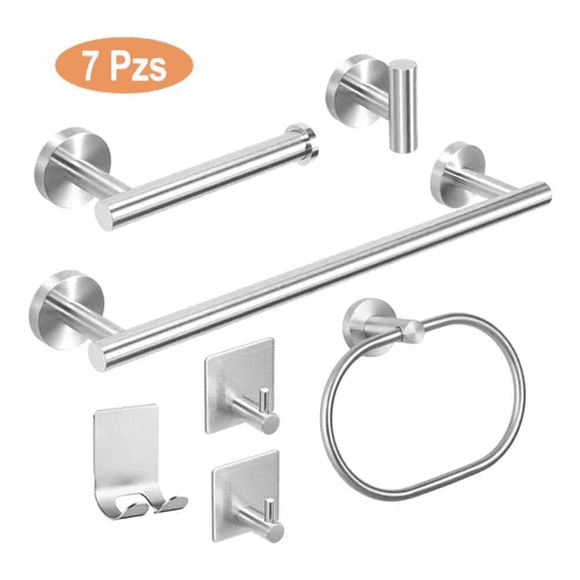 Juego Sets De Accesorios Para Baño 7 Pz Malubero Malu1995