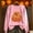 Pink, variant on Sakmal Black Women Sweatshirts Halloween Pumpkin Cute Oversized Sweatshirts Fashion Fall Clothes 2025