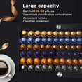 thumbnail image 4 of IGUOHAO Coffee Pod Holder - Gorgeous Coffee Pod Storage Drawer Holder for 60 K-cup Nespresso Capsules, Functional K-cup Storage Drawer Holder, Tempered Glass, 1 Pcs Cleaning Cloth, 4 of 7